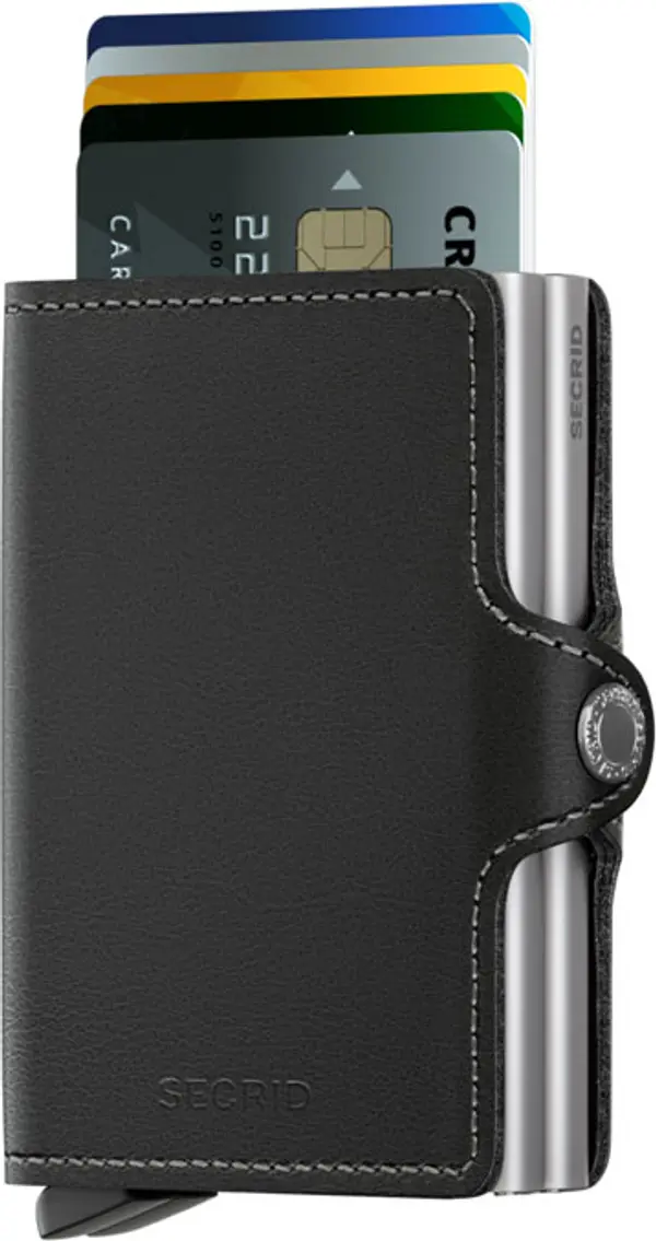 Secrid Secrid Twinwallet Original Black Unisex - Портфейли Secrid - Черен - TO-BLACK-One-size - Size: One size