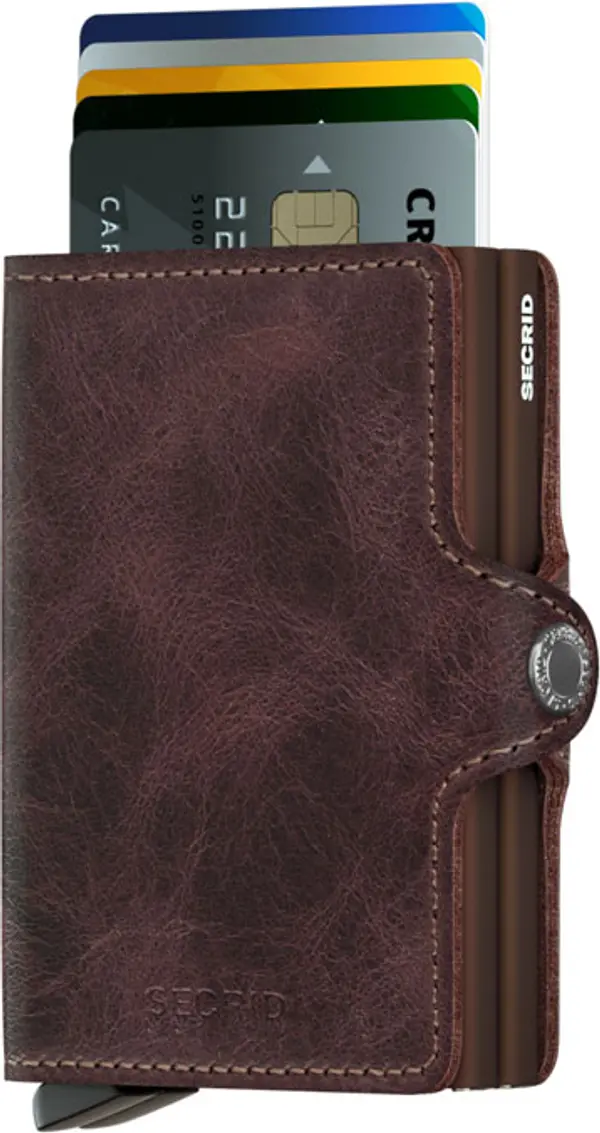 Secrid Secrid Twinwallet Vintage Chocolate Unisex - Портфейли Secrid - Кафяв - TV-CHOCOLATE-One-size - Size: One size