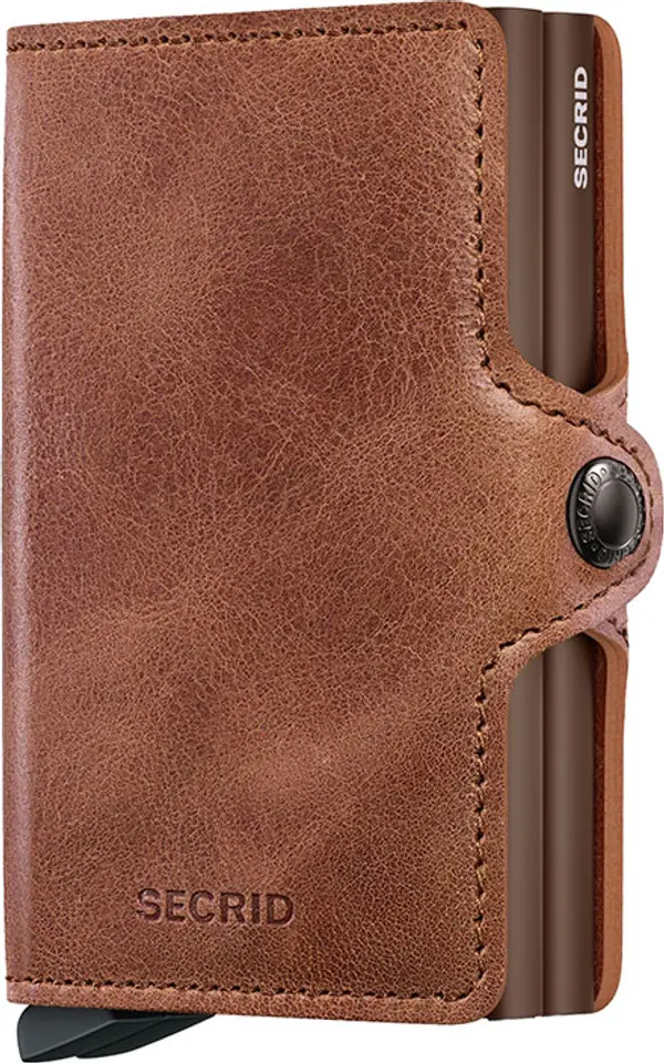 Secrid Secrid Twinwallet Vintage Cognac-Brown Unisex - Портфейли Secrid - Кафяв - TV-Cognac-Brown-One-size - Size: One size
