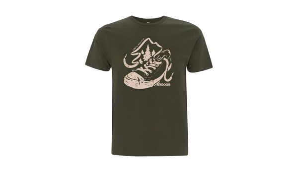 Shooos Shooos Earth positive Olive T-Shirt Limited Edition