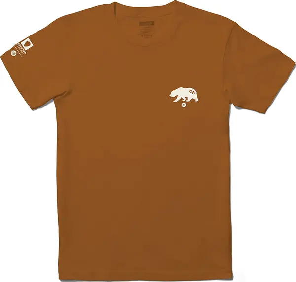 Stance Stance National Park Yosemite SS Мъже - Тениски Stance - Кафяв - A3SS1C25NA-SPI-M - Size: M