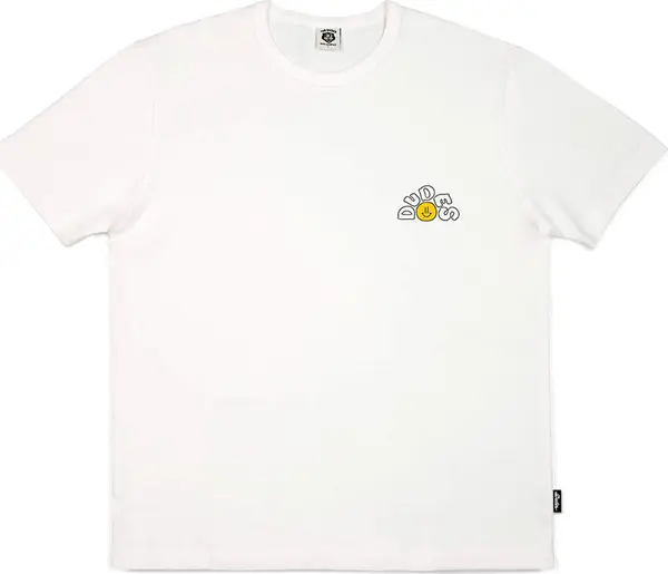 The Dudes The Dudes A Pill Meal Premium T-Shirt Off-White Мъже - Тениски The Dudes - Бял - 100229-SS24-XL - Size: XL