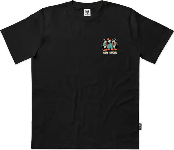 The Dudes The Dudes Big Bad Wolf Classic T-Shirt Premium Black Мъже - Тениски The Dudes - Черен - 10063502-M - Size: M