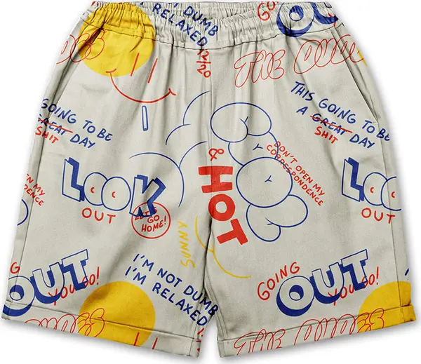 The Dudes The Dudes Hot & Cool Ez Shorts Premium  Мъже - Шорти The Dudes - Многоцветен - 10084362-M - Size: M