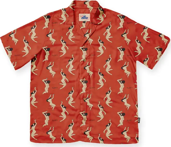 The Dudes The Dudes Ladies Red Hawaiian Shirt Мъже - Риза The Dudes - Многоцветен - 202262-XL - Size: XL
