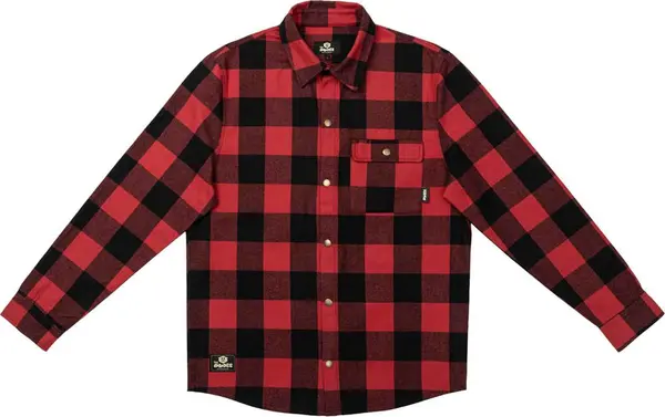 The Dudes The Dudes Los Dudes Chuck Flannel Overshirt Мъже - Риза The Dudes - Червен - 10048328-XL - Size: XL