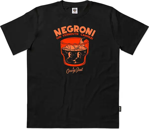 The Dudes The Dudes Negroni Classic T-Shirt Standard Black Мъже - Тениски The Dudes - Черен - 10079402-M - Size: M