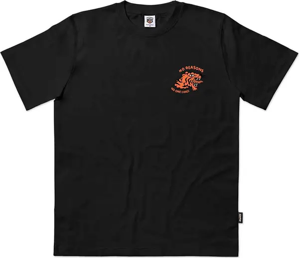 The Dudes The Dudes No One Cares Classic Premium T-Shirt Мъже - Тениски The Dudes - Черен - 10023702-XXL - Size: XXL