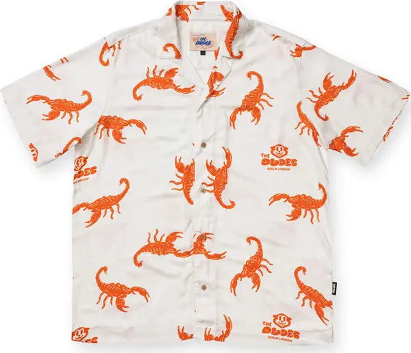 The Dudes The Dudes Scorpions Hawaiian Shirt Мъже - Риза The Dudes - Червен - 1001562-L - Size: L