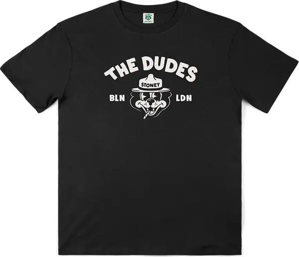 The Dudes The Dudes Stoney Black Мъже - Тениски The Dudes - Черен - 1002002-Spring23-XL - Size: XL