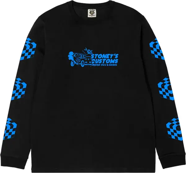 The Dudes The Dudes Stoneys Custom Premium Longsleeve T-shirt Black Мъже - Тениски The Dudes - Черен - 13902-FW23-L - Size: L