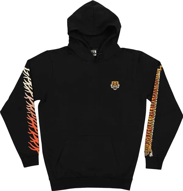 The Dudes The Dudes Tiger Bear Classic Premium Hoody Мъже - Суитшърти и блузи с качулка The Dudes - Черен - 10033902-M - Size: M