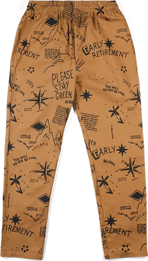 The Dudes The Dudes Trail Blazer Мъже - Панталони The Dudes - Кафяв - 1001637-Spring23-XL - Size: XL