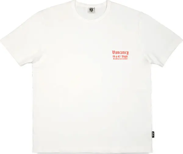 The Dudes The Dudes Vacancy Premium T-Shirt Heavyweight Off-White Мъже - Тениски The Dudes - Бял - 17529-FW23-L - Size: L