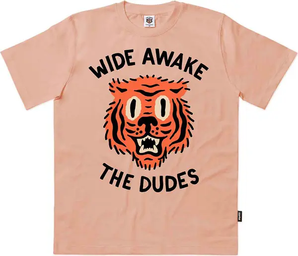 The Dudes The Dudes Wide Awake Classic T-Shirt Мъже - Тениски The Dudes - Оранжев - 10024886-XL - Size: XL