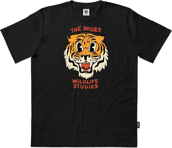 The Dudes The Dudes Wildlife Studies Classic T-Shirt Мъже - Тениски The Dudes - Черен - 10025202-L - Size: L