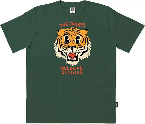The Dudes The Dudes Wildlife Studies Classic T-Shirt Мъже - Тениски The Dudes - Зелен - 10025571-M - Size: M