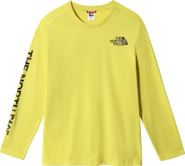 The North Face The North Face M Coordinates L/S Tee Acid Yellow Мъже - Тениски The North Face - Жълт - NF0A5IG9760-M - Size: M