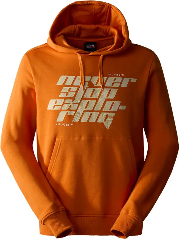 The North Face The North Face U Graphic Hoodie Мъже - Суитшърти и блузи с качулка The North Face - Оранжев - NF0A852ZI0M-XL - Size: XL