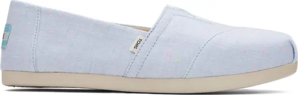 Toms Toms Alpargata Light Blue Speckled Linene Wmn Жени - Спортни обувки Toms - Син - 10017740-4 - Size: 4