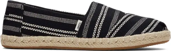 Toms Toms Alpargata Rope Black Global Stripe Wmns Жени - Спортни обувки Toms - Черен - 10017852-4 - Size: 4