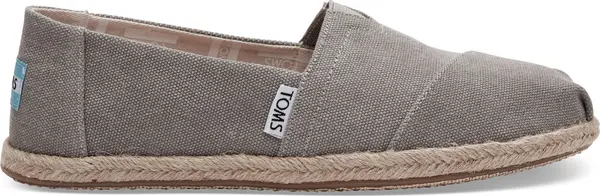 Toms Toms Drizzle Grey Washed Canvas Alpargata Жени - Спортни обувки Toms - Сив - 10009754-3.5UK - Size: 3.5