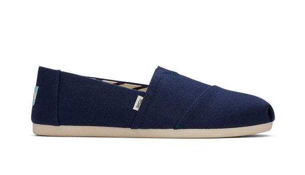 Toms Toms Alpargata Navy Recycled Cotton Canvas