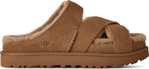 UGG UGG Women's Greenport Cross Strap Slide Жени - Сандали UGG - Кафяв - 1178470-CHE-5 - Size: 5