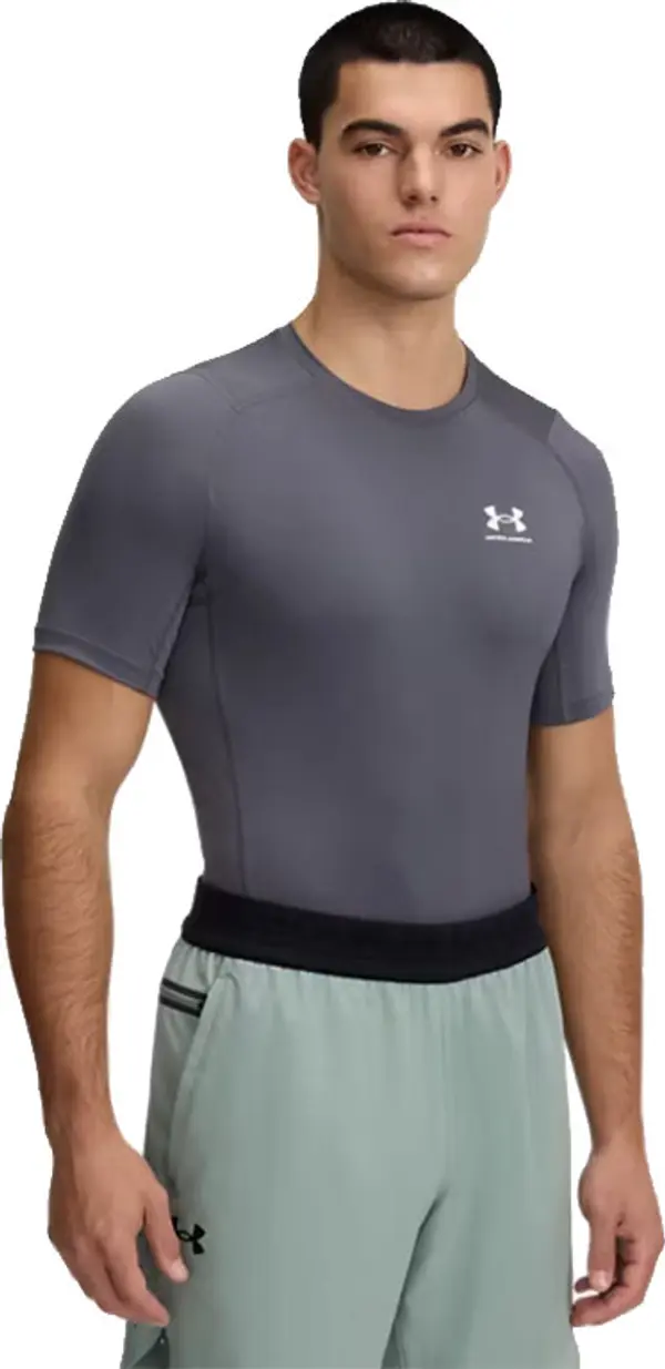 Under Armour Under Armour HG Armour Comp SS Мъже - Бельо Under Armour - Сив - 1361518-025-L - Size: L