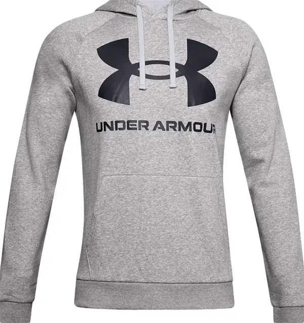 Under Armour Under Armour Rival Fleece Big Logo Hoodie Мъже - Суитшърти и блузи с качулка Under Armour - Сив - 1357093-011-L - Size: L