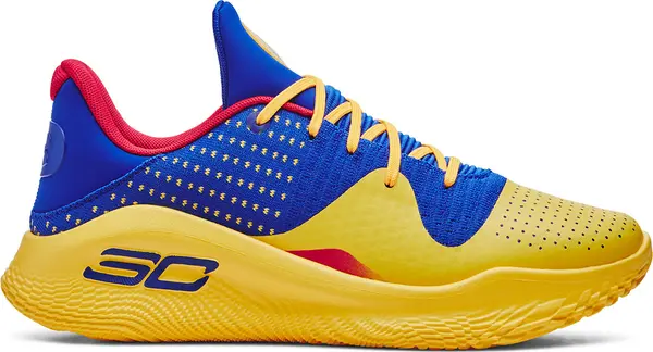 Under Armour Under Armour Unisex Curry 4 Low FloTro Мъже - Спортни обувки Under Armour - Син - 3026620-400-12.5 - Size: 12.5