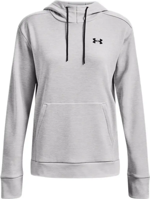 Under Armour Under Armour W Armour Fleece Left Chest Hoodie Жени - Суитшърти и блузи с качулка Under Armour - Сив - 1373055-014-XS - Size: XS
