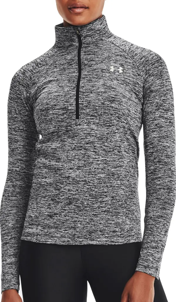 Under Armour Under Armour W Tech Twist ½ Zip Жени - Суитшърти и блузи с качулка Under Armour - Сив - 1320128-001-XS - Size: XS