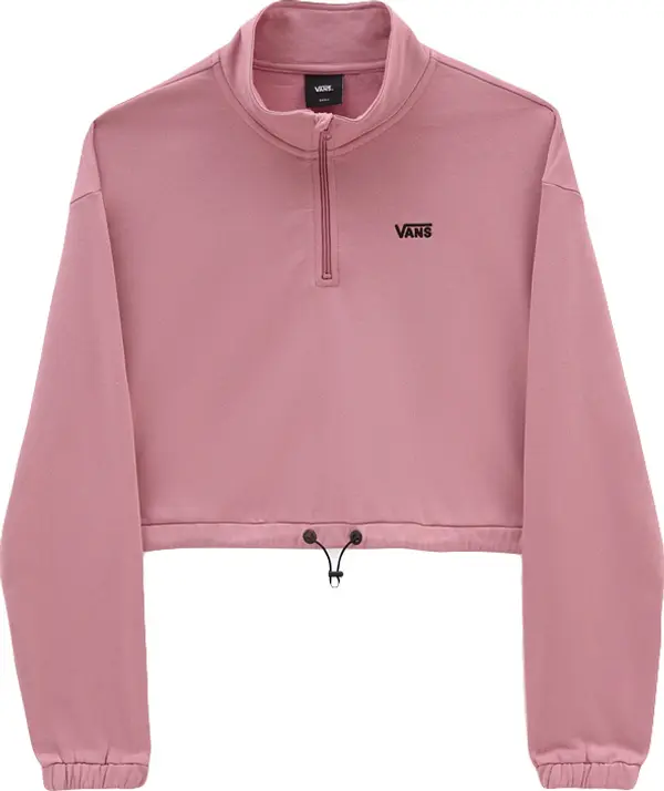 Vans Vans Left Chest Half Zip Hoodie Жени - Суитшърти и блузи с качулка Vans - Розов - VN0A4R97BD5-S - Size: S