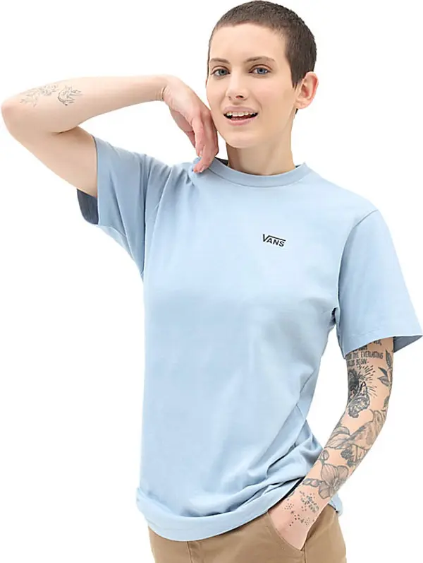 Vans Vans Left chest Logo Жени - Тениски Vans - Син - VN0A7RSRBD2-S - Size: S