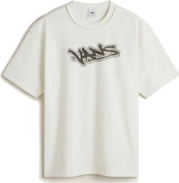 Vans Vans LX Slap SS Tee Marshmallow Мъже - Тениски Vans - Бял - VN000MGUFS8-XL - Size: XL