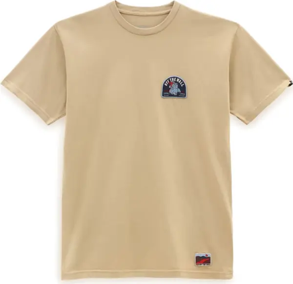 Vans Vans Outdoor Club T-Shirt Unisex - Тениски Vans - Светло кафяв - VN0000M5YUU-M - Size: M