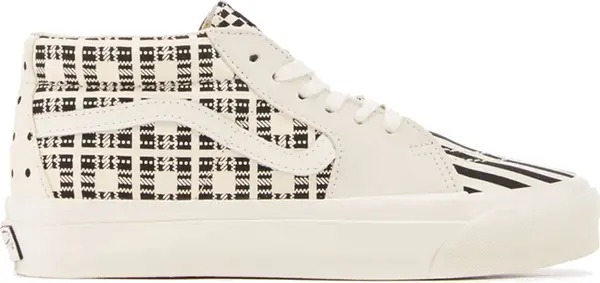 Vans Vans Sk8-Mid Reissue 83 LX Patt Unisex - Спортни обувки Vans - Бял - VN000CQQFS8-8 - Size: 8