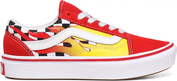 Vans Vans Uy Comfycush Old Skool (Flame) Kids Деца - Спортни обувки Vans - Многоцветен - VN0A4U1QXWC-10.5 - Size: 10.5