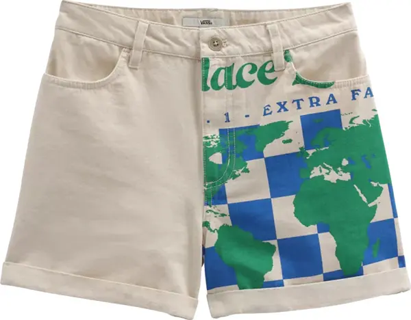 Vans Vans W Eco Positivity Shorts Жени - Шорти Vans - Бял - VN0A5LHZ7VJ-25 - Size: 25