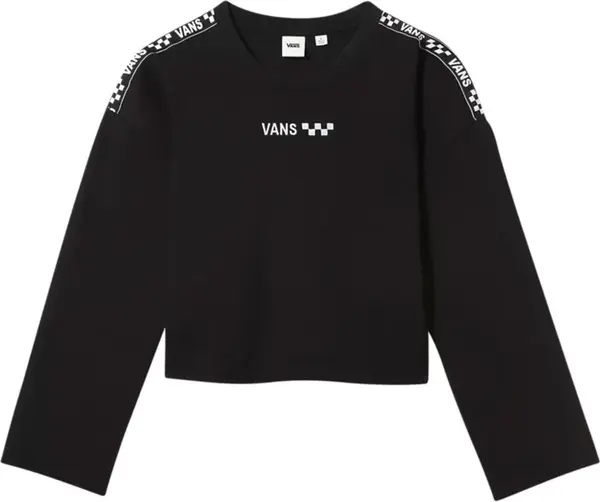 Vans Vans Wm Brand Striper Crew Black Жени - Тениски Vans - Черен - VN0A4DPABLK-S - Size: S
