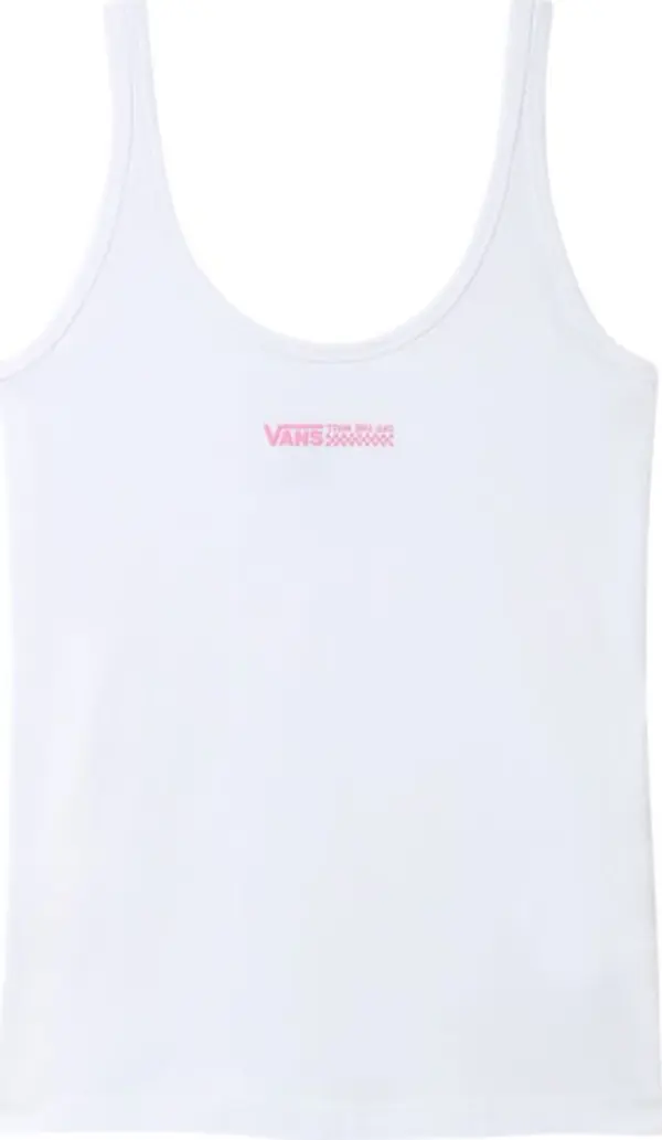 Vans Vans Wm Turvy White Жени - Тениски Vans - Бял - VN0A4DNDWHT-L - Size: L