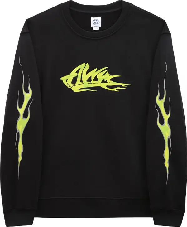 Vans Vans X Alva Skates Crew Sweatshirt Мъже - Суитшърти и блузи с качулка Vans - Черен - VN00061GBLK-M - Size: M