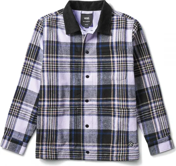 Vans Vans X Anderson Paak Plaid Reversible chore coat MN Мъже - Риза Vans - Син - VN0A5FFT4481-S - Size: S