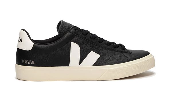 Veja Veja CAMPO CHROMEFREE LEATHER Black White