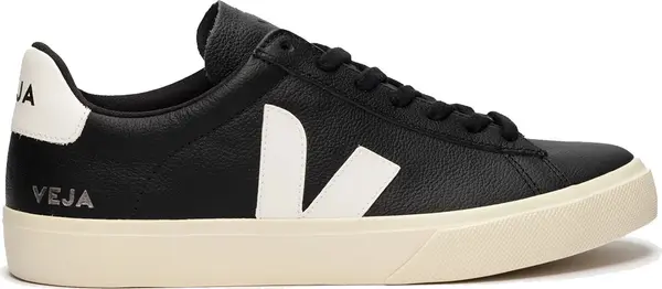 Veja Veja CAMPO CHROMEFREE LEATHER Black White Жени - Спортни обувки Veja - Черен - CP0501215A-3 - Size: 3