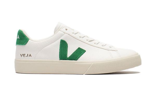 Veja Veja CAMPO CHROMEFREE LEATHER EX WHITE EMERAUDE