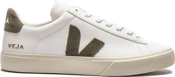 Veja Veja CAMPO CHROMEFREE LEATHER EX WHITE KHAKI Мъже - Спортни обувки Veja - Бял - CP0502347A-6 - Size: 6