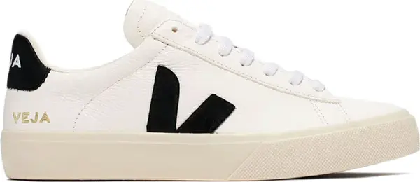 Veja Veja Campo Chromefree Leather White Black Жени - Спортни обувки Veja - Бял - CP0501537A-8 - Size: 8