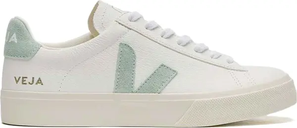 Veja Veja Campo Chromefree Leather White Matcha Жени - Спортни обувки Veja - Бял - CP0502485A-6.5 - Size: 6.5